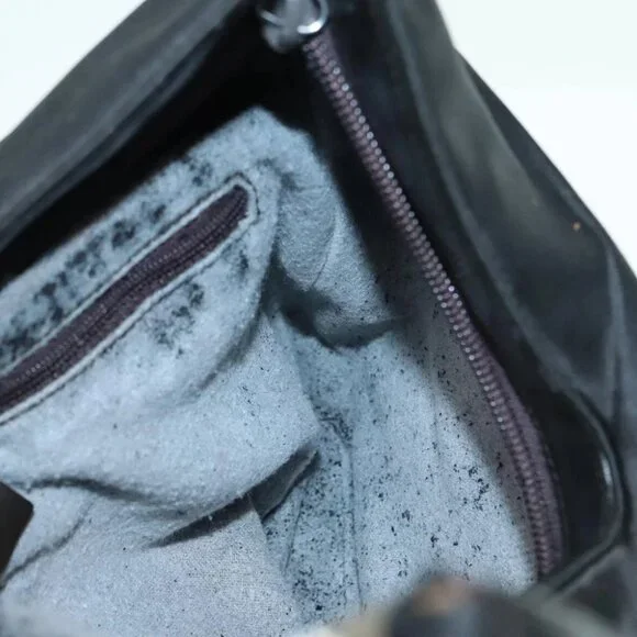 GUCCI Tote Bag Nylon Black Auth ti2101 - Picture 3 of 16